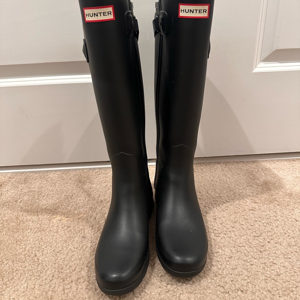 Hunter Classic Black Tall Boots